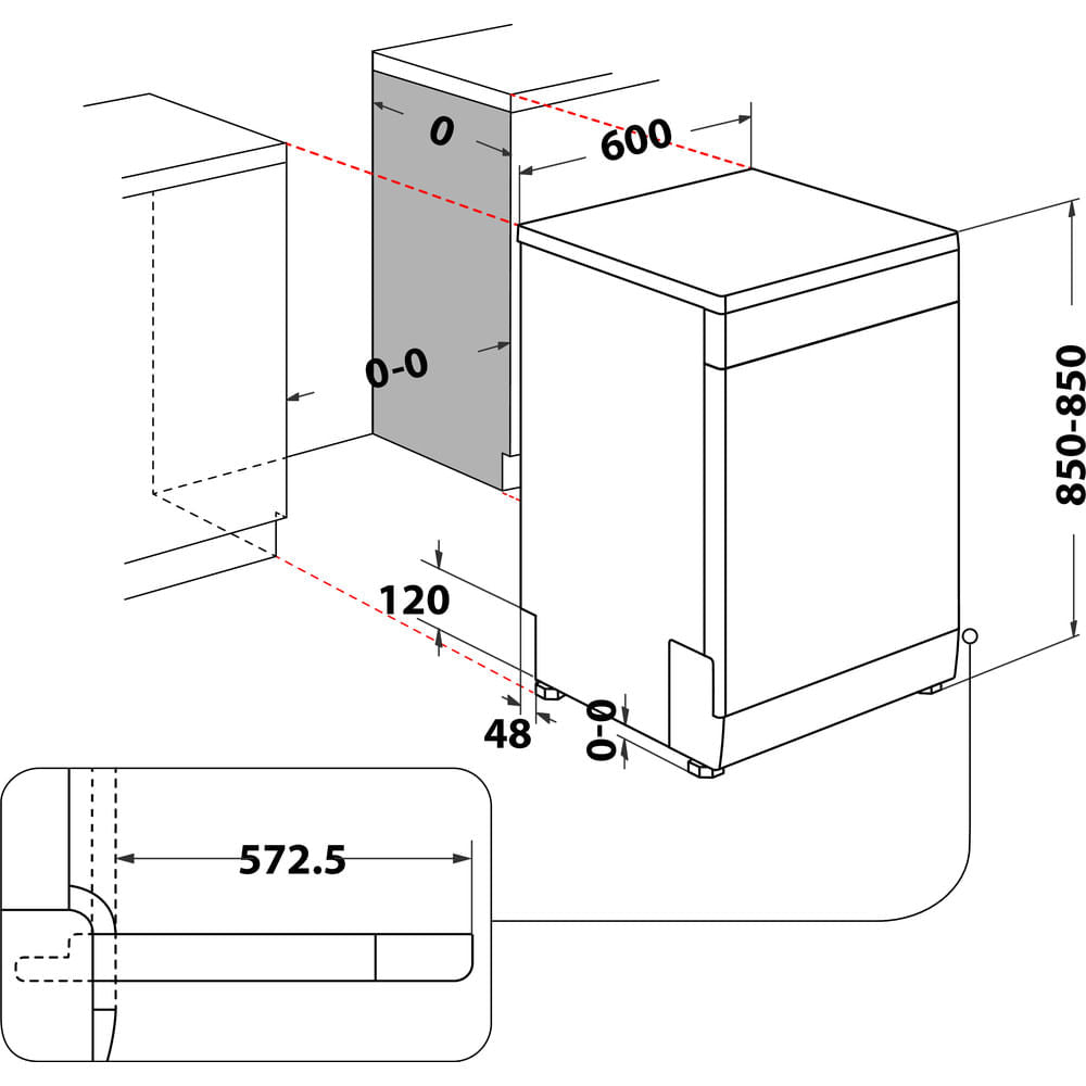 HOTPOINT - ARISTON LAVAST.14COP CE.E 9PROG. INVERTER 3CEST.MINI INOX modello. HFC3C26CWX