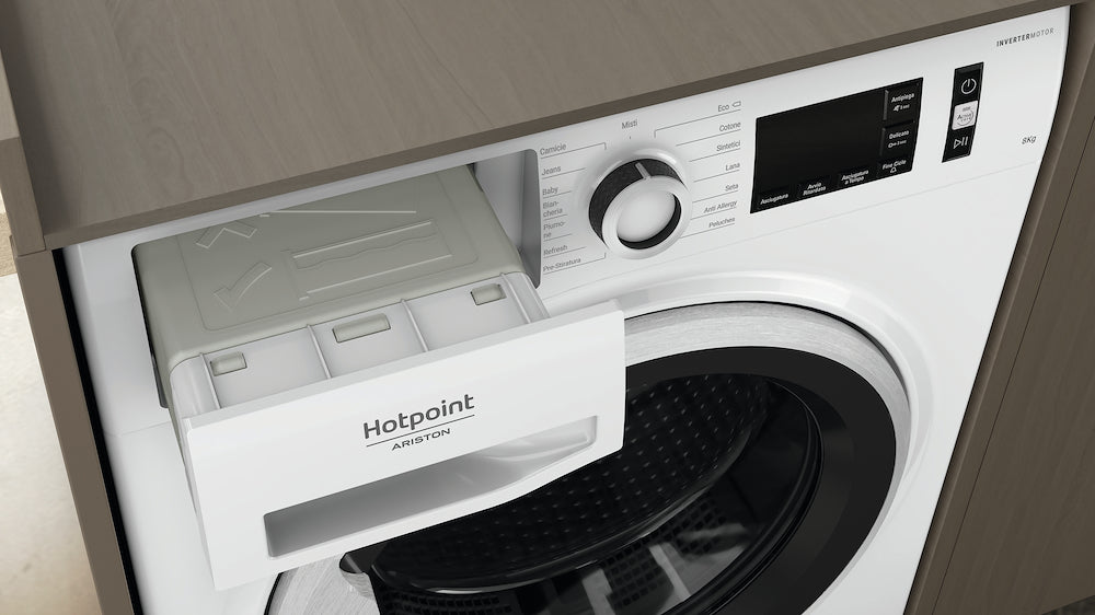 HOTPOINT-ARISTON ASCIUG.C/FRONT 8KG CL.A+++ INVERTER mod. NTM118X3SKIT