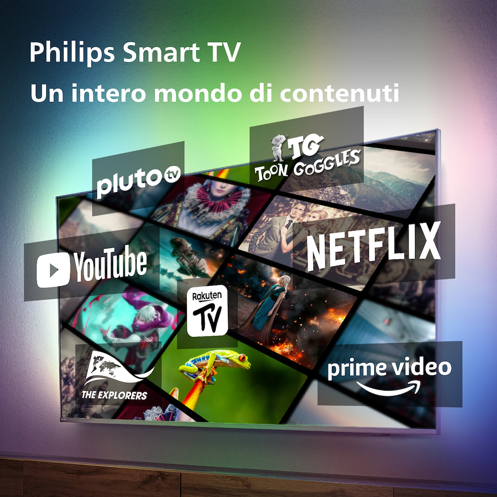 PHILIPS TV LED 32"FHD DVBT2/S2 SMART AMBILIGHT mod. 32PFS6908