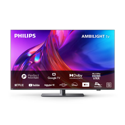 PHILIPS TV LED 43"UHD 4K DVBT2/S2 GOOGLE TV AMBILIGHT 43PUS8818