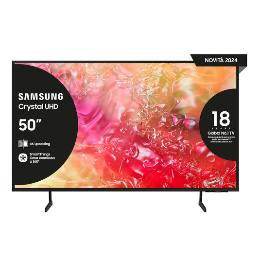 SAMSUNG TV LED 50"CRYSTAL UHD 4K DVBT2/S2 SMART TIZEN mod. UE50DU7170UX