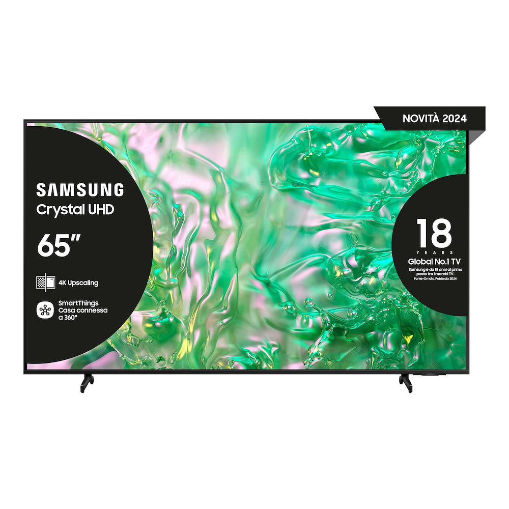 SAMSUNG TV LED 65"CRYSTAL UHD 4K DVBT2/S2 SMART TIZEN mod. UE65DU8070UX