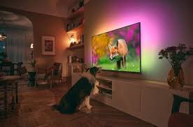 PHILIPS TV LED 43"UHD 4K DVBT2/S2 GOOGLE TV AMBILIGHT mod. 43PUS8818