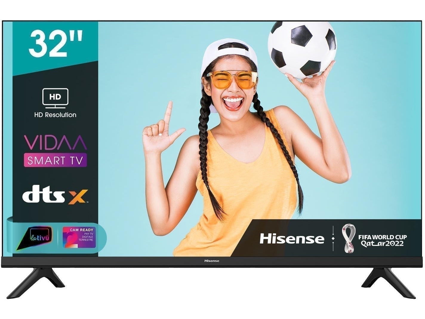 HISENSE SMART TV 32" mod.32A4DG